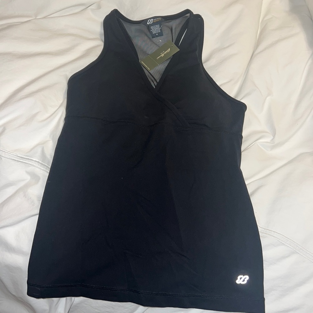 NWT W Yoga Tank Perfect Bra Eddie Bauer